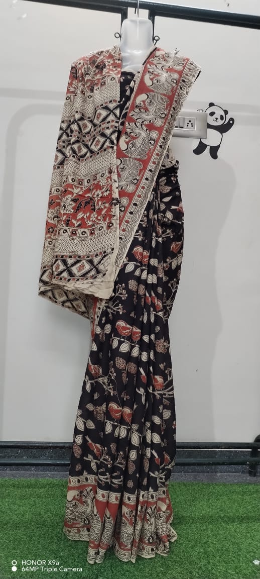 kalamkari sarees- colours of tradition