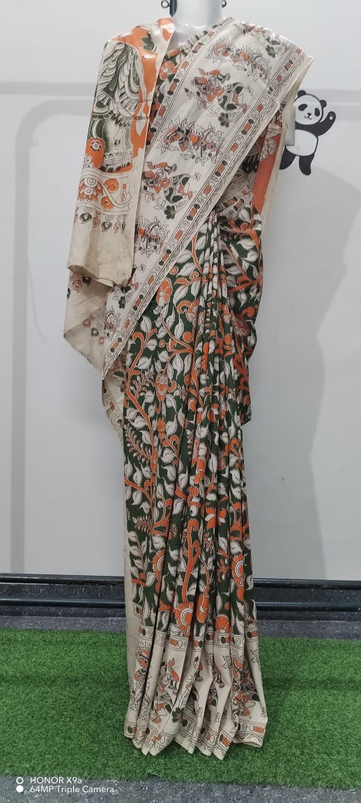 kalamkari sarees- colours of tradition