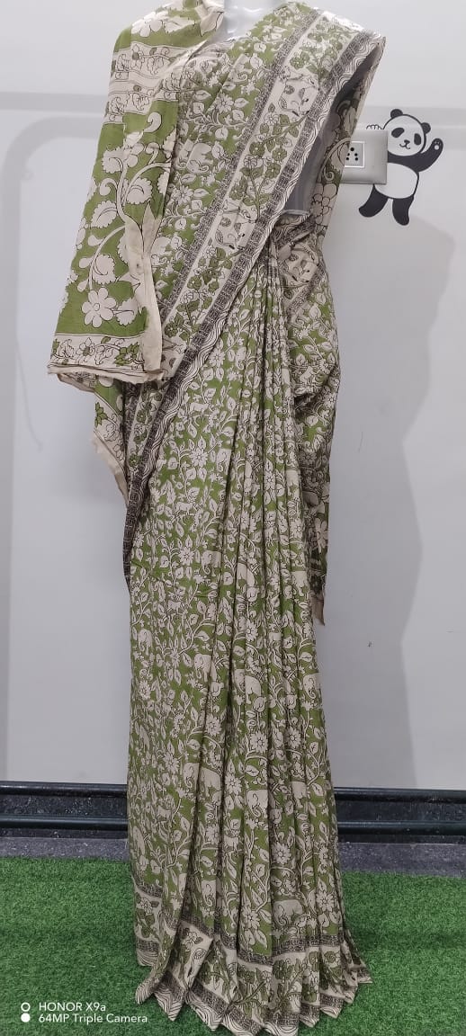 kalamkari sarees- colours of tradition