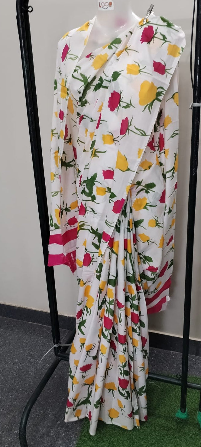 Softly stunning mul mul cotton sarees