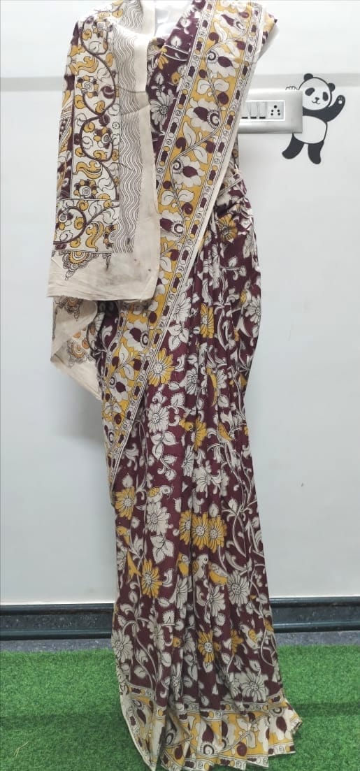 kalamkari sarees- colours of tradition