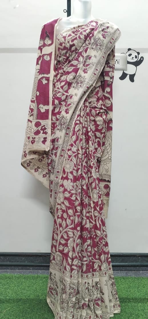 kalamkari sarees- colours of tradition